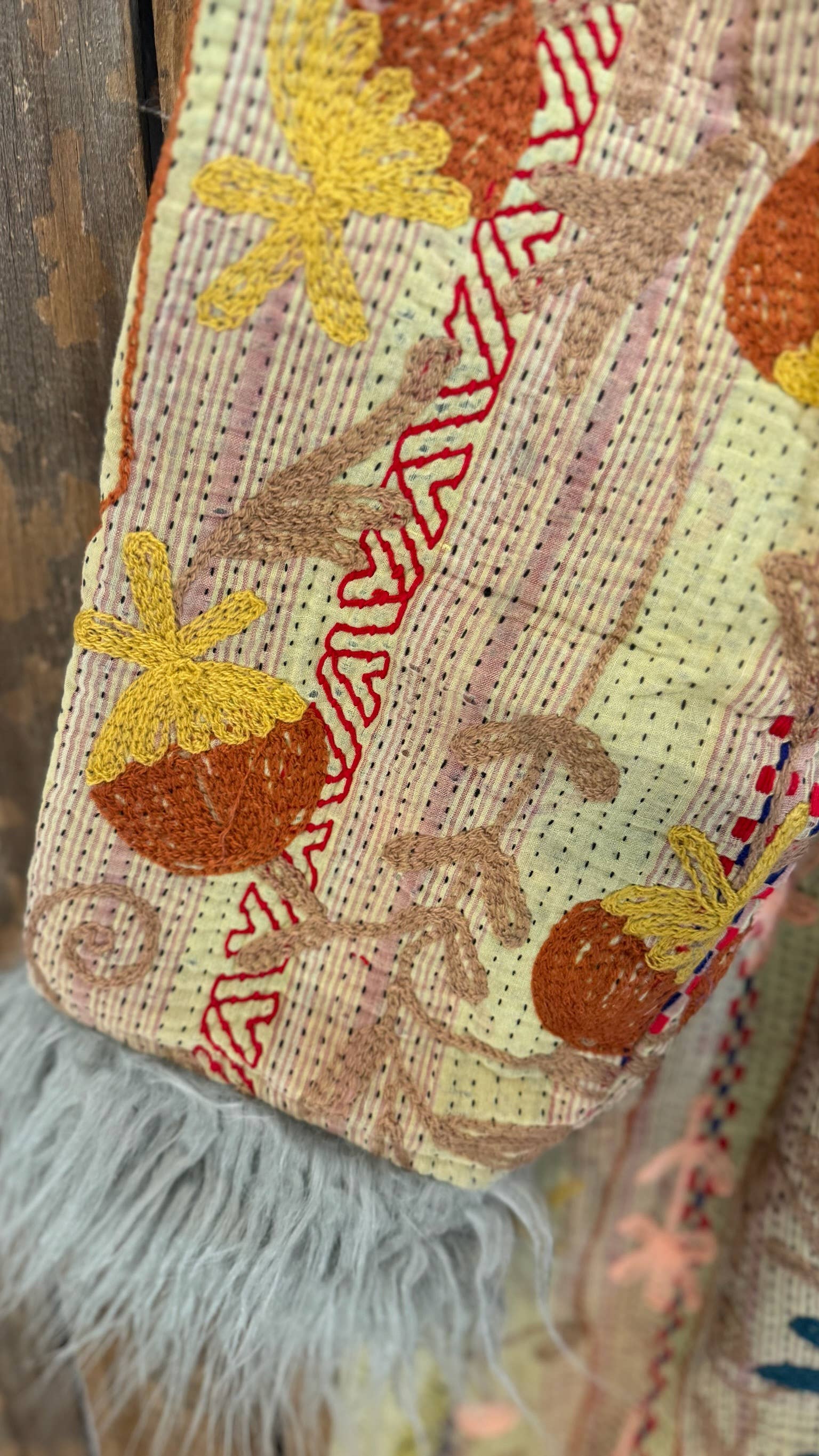 Wylder Trading Company - Wholesale Fur/Faux Fur Coat - Women's - Canyon Bloom Coat 015 (Long-Length) | Penny Lane Style Boho5