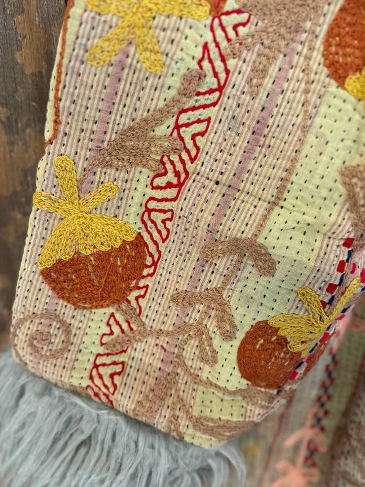 Wylder Trading Company - Wholesale Fur/Faux Fur Coat - Women's - Canyon Bloom Coat 015 (Long-Length) | Penny Lane Style Boho5