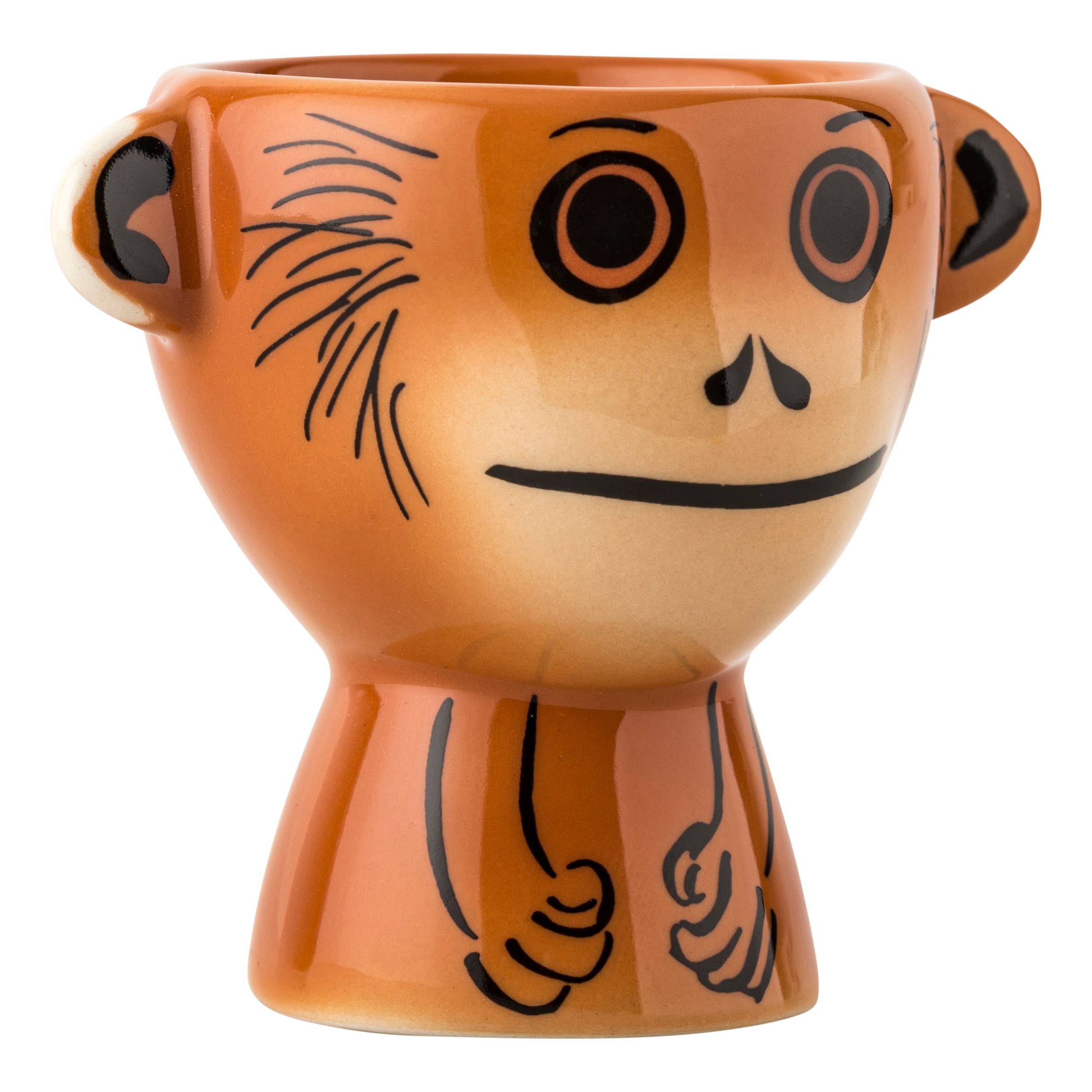 Hannah Turner Ltd – wholesale Egg cup/holder – Orangutan Egg Cup2