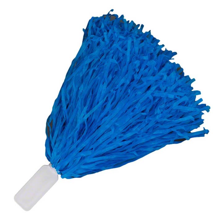 Pompons de joie non lumineux à manche court, bleus pour la vente par Blinkee.com, LLC