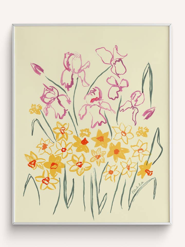 Gifts from the Garden Art Print for wholesale by Phthalo Ruth