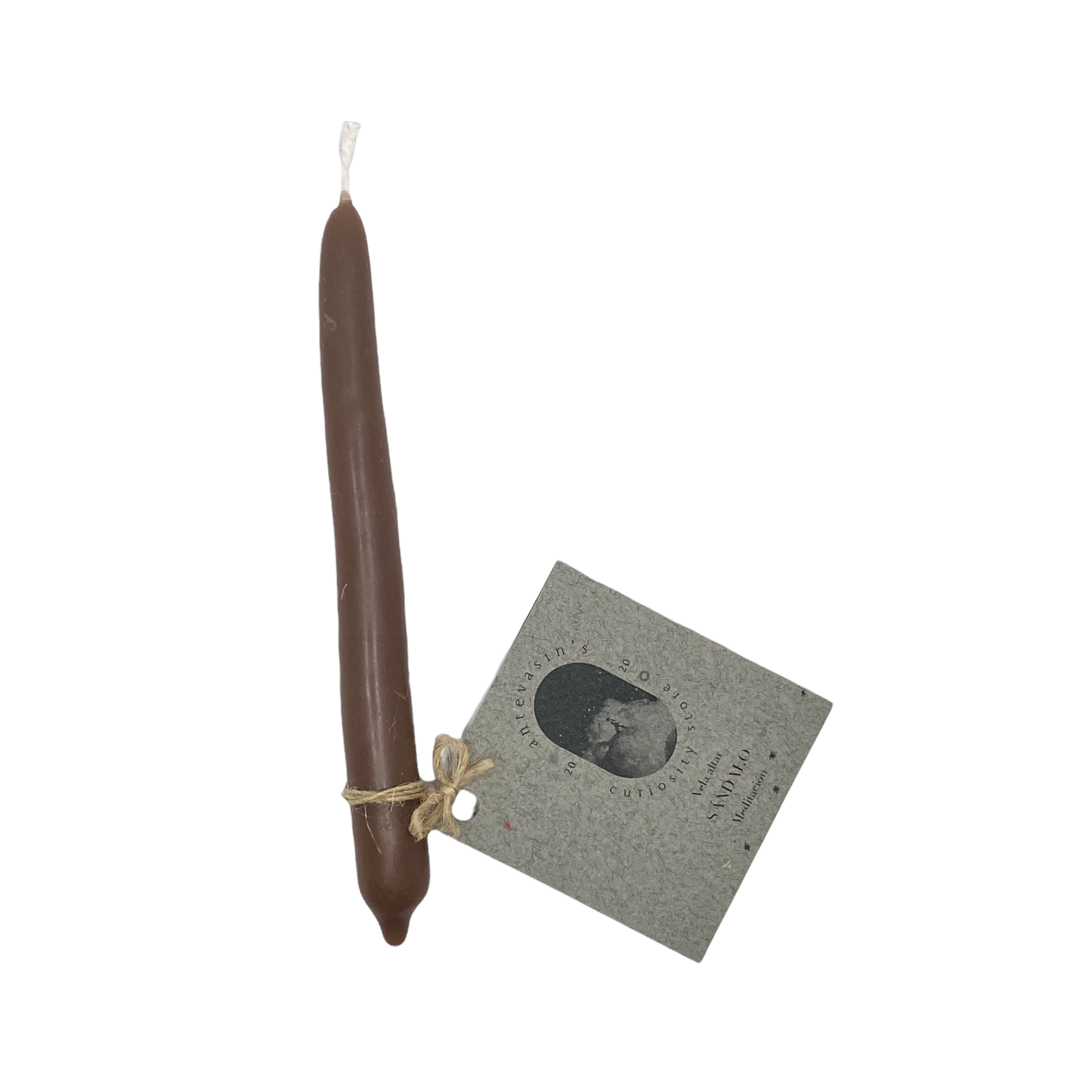 Antevasin´s Store - Wholesale Votive Candle - SANDALWOOD brown ritual candle (meditation) 15gr x 13cm0