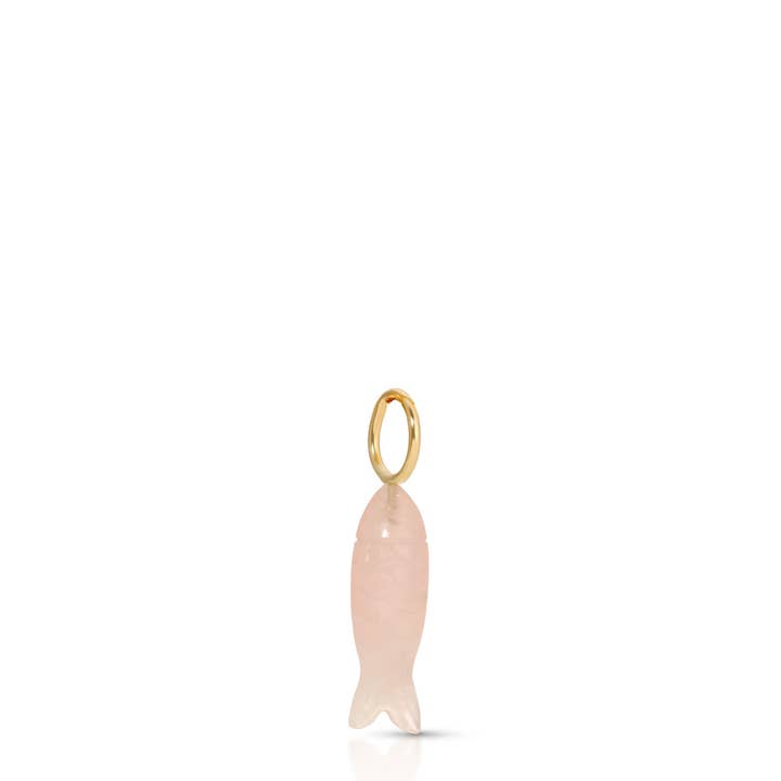 Catch of the Day - Rose Quartz - Charm for wholesale by Jūratė Los Angeles