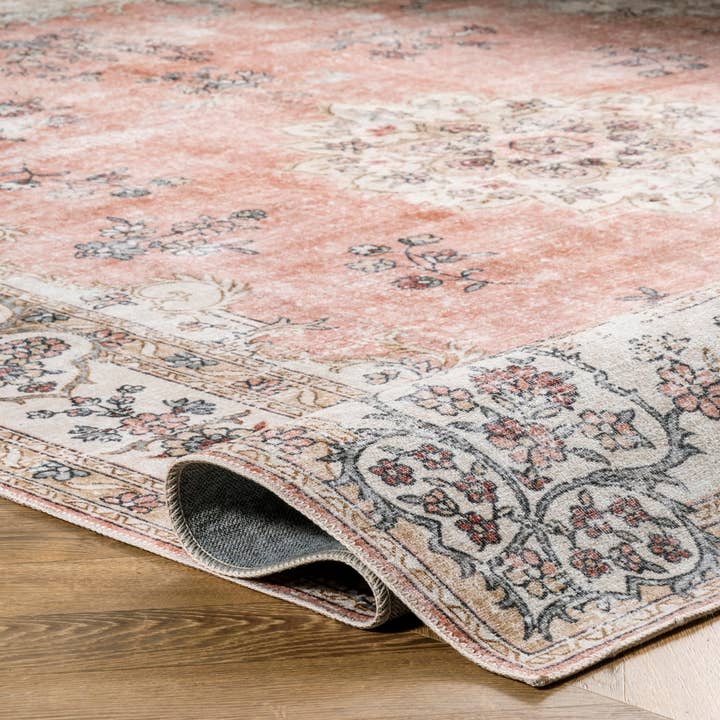 nuLOOM - Wholesale Area Rug - Ren Machine Washable Vintage Floral Area Rug