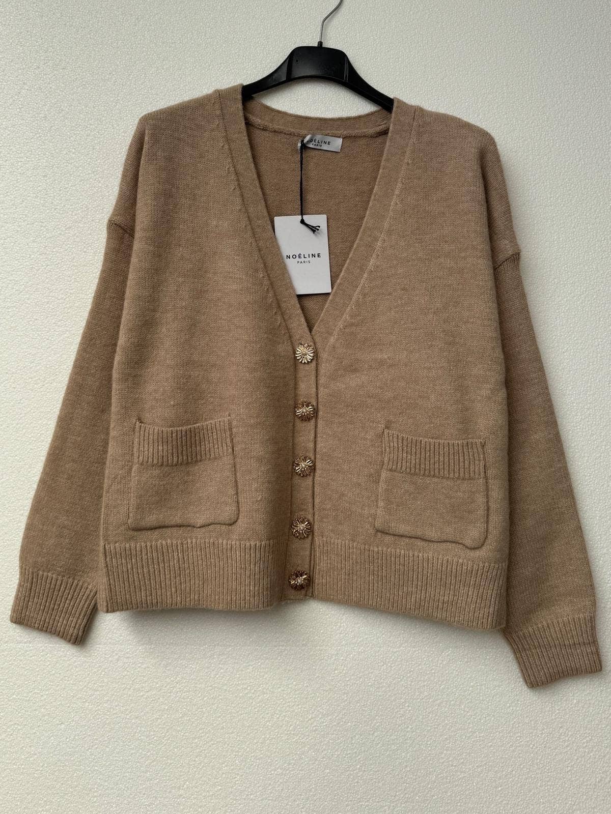 NOELINE – Cardigan - Mulher por atacado – Cardigã abotoado 260359