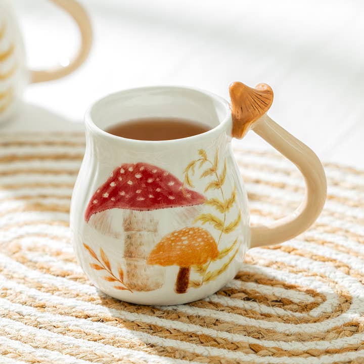 Grace Teaware - Wholesale Coffee Mug - Magic Mist Mushroom 14oz Mug
