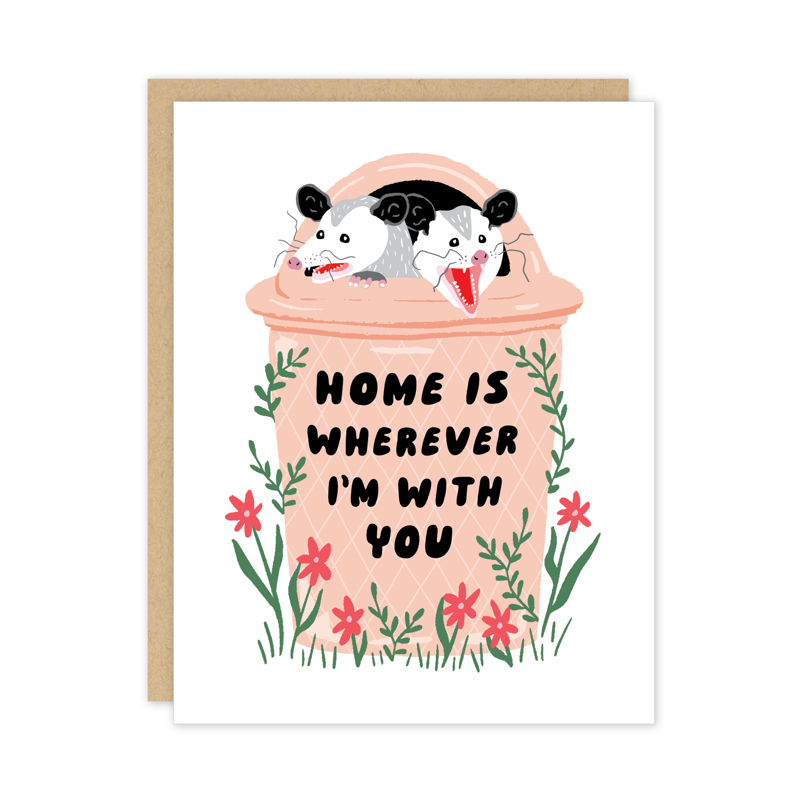 Party of One - Wholesale Love Card - Possum Home Card0