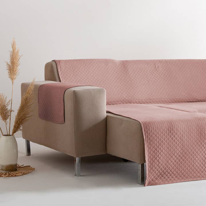 GAMUSI – wholesale Chair/sofa slipcover – Plain quilted cotton sofa cover TRIVIAL71