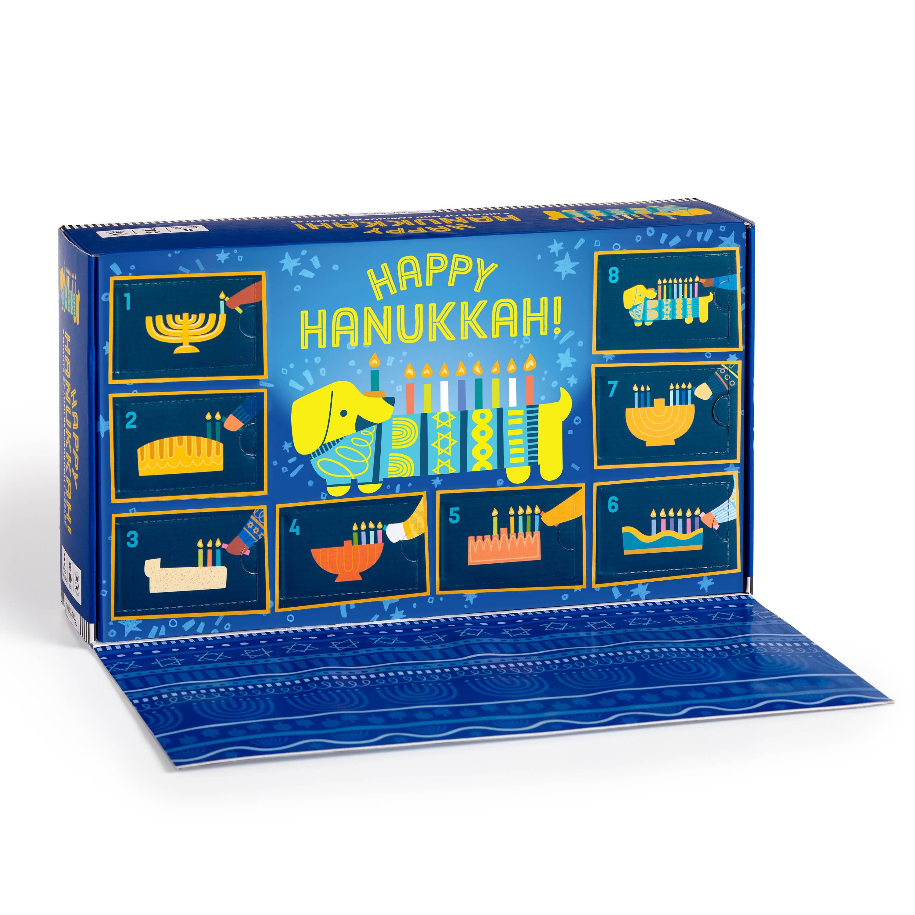 Chronicle Books - Wholesale Puzzle - Kids - Happy Hanukkah! Countdown Puzzle Set2