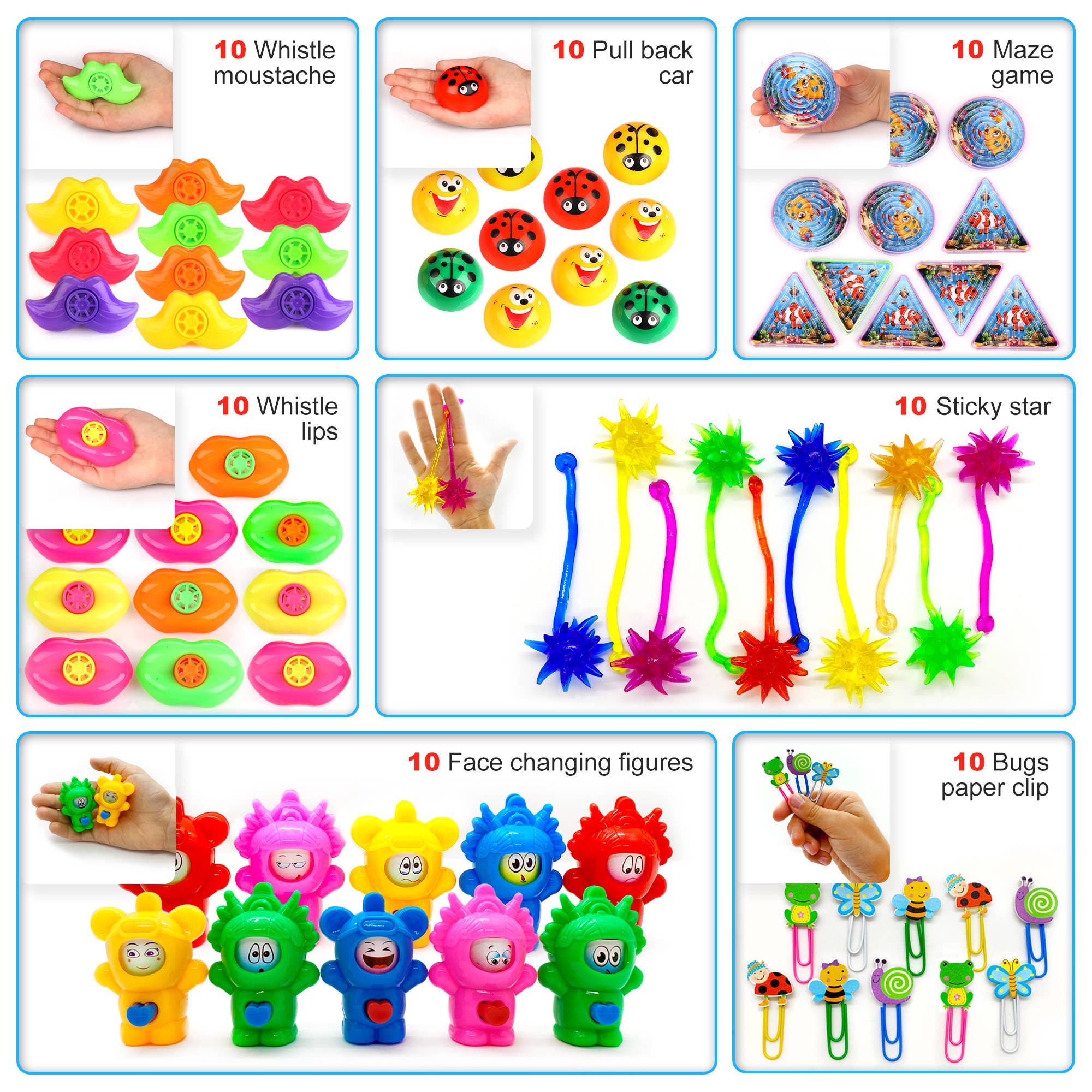 TDV Homes - Wholesale Party Favor - 200 PCS Birthday Party Favors for Kids Toys Bulk Assortment2