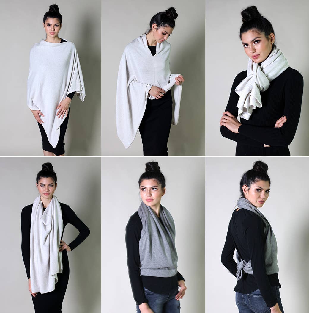 Viverano Organics - Wholesale Poncho - Women's - Women's Eco-Chic Poncho Sweater Knit Pullover (Organic)39