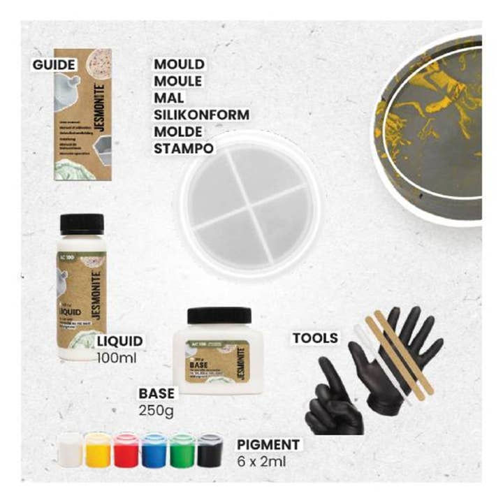 La Petite Épicerie - Wholesale DIY Craft Kit - Jesmonite AC100 Set - Coaster2