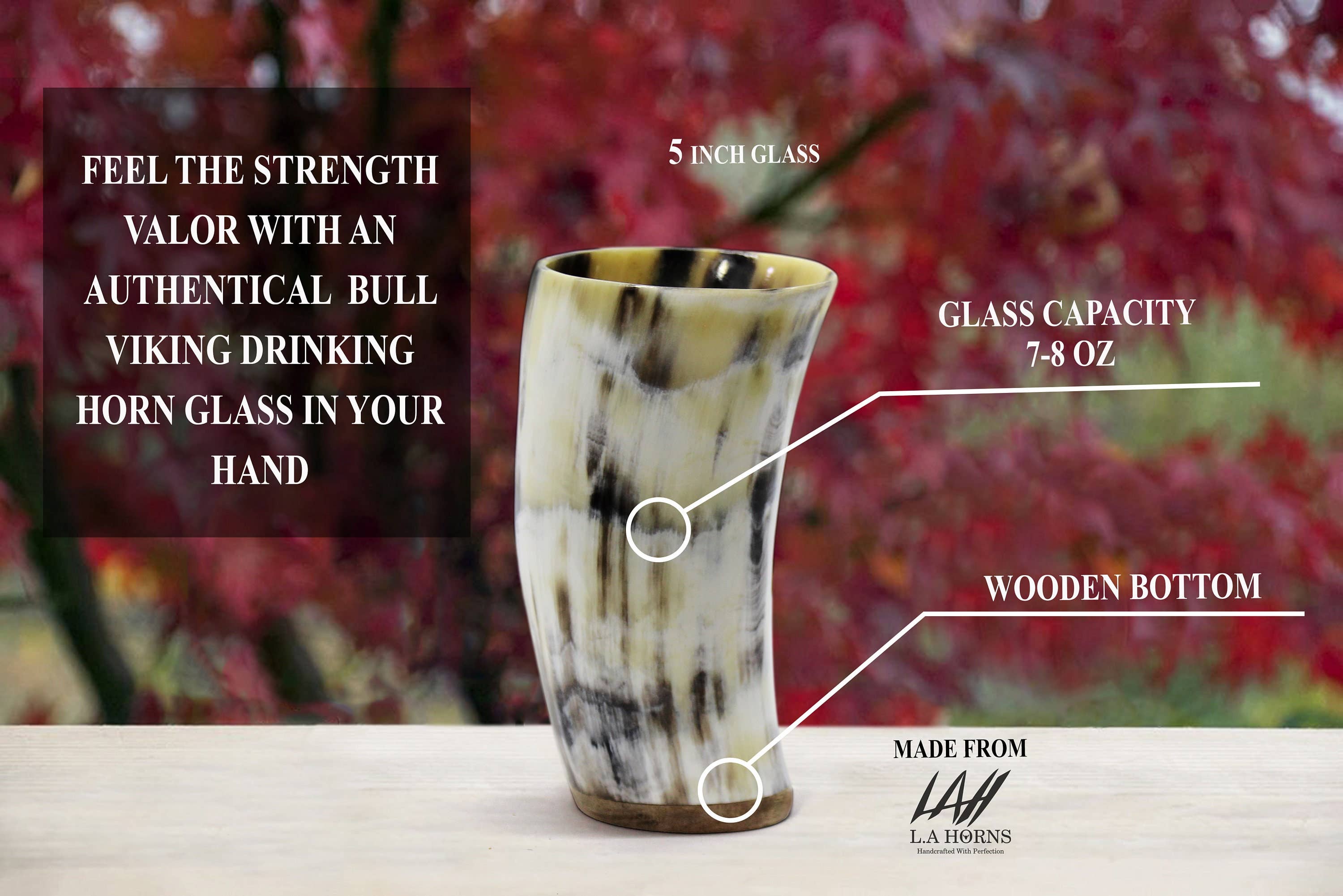 OnlyViking - Wholesale Drinking Glass/Cup - Drinking Horn Mead Cups | Free Personalization Engraving4