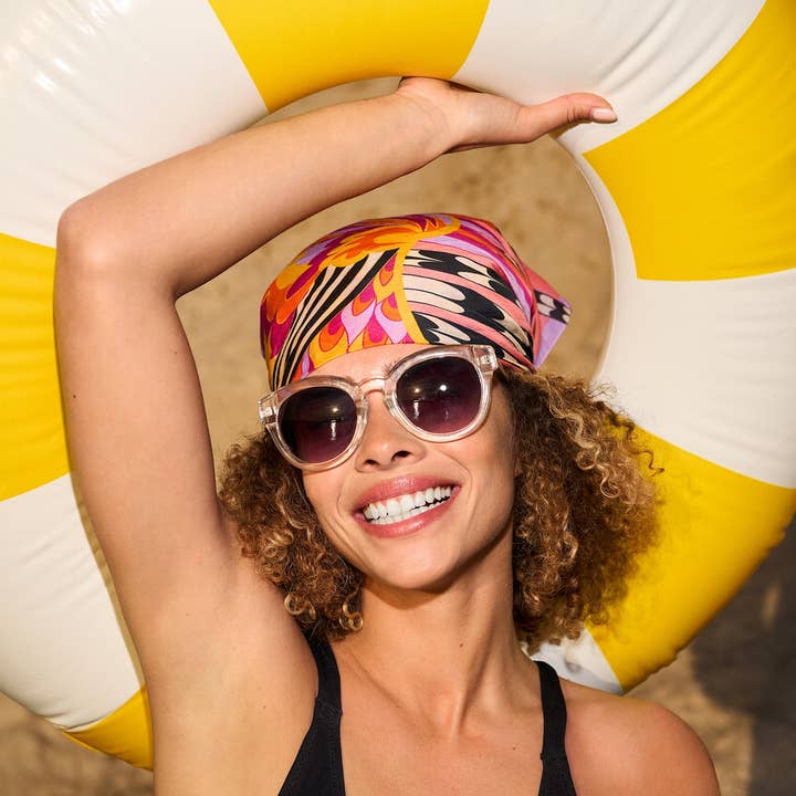 Creature Marseille - Wholesale Scarf - Women's - Enchanter - Rose - The Square 70 in silk and cotton0