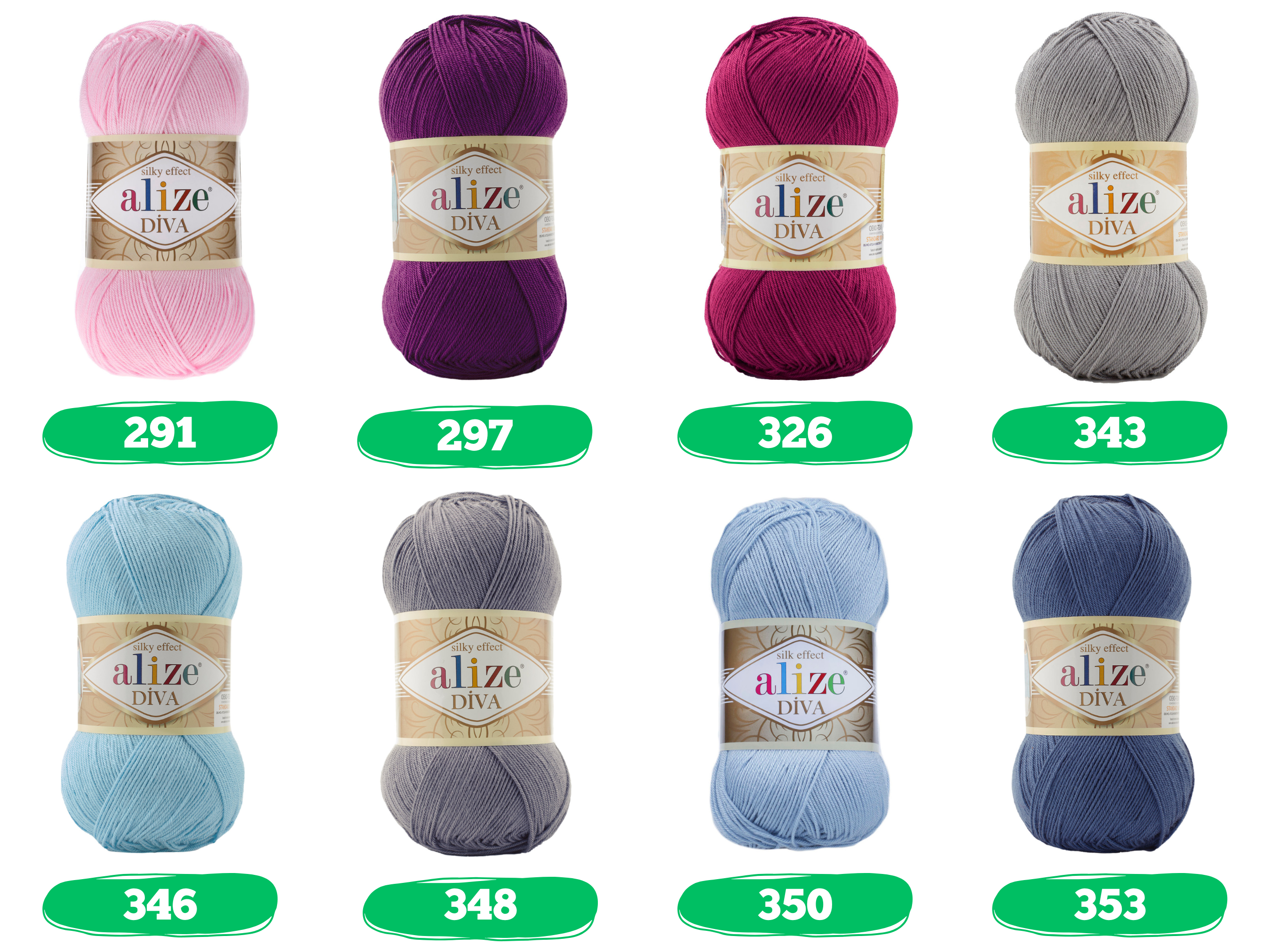 Craftsyarn - Vente Fils à tricoter - Alize Diva | Fil d'été acrylique léger pour bikini et amigurumi6