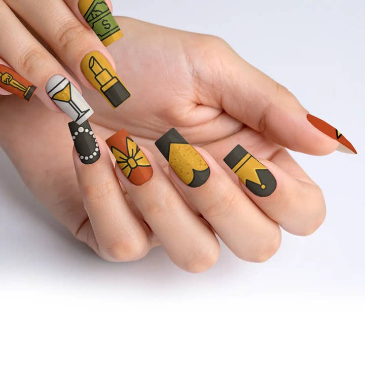 FYNE BODY - Wholesale Press-on/fake nails - Diamond Dazzler Glam Press-On Nails38