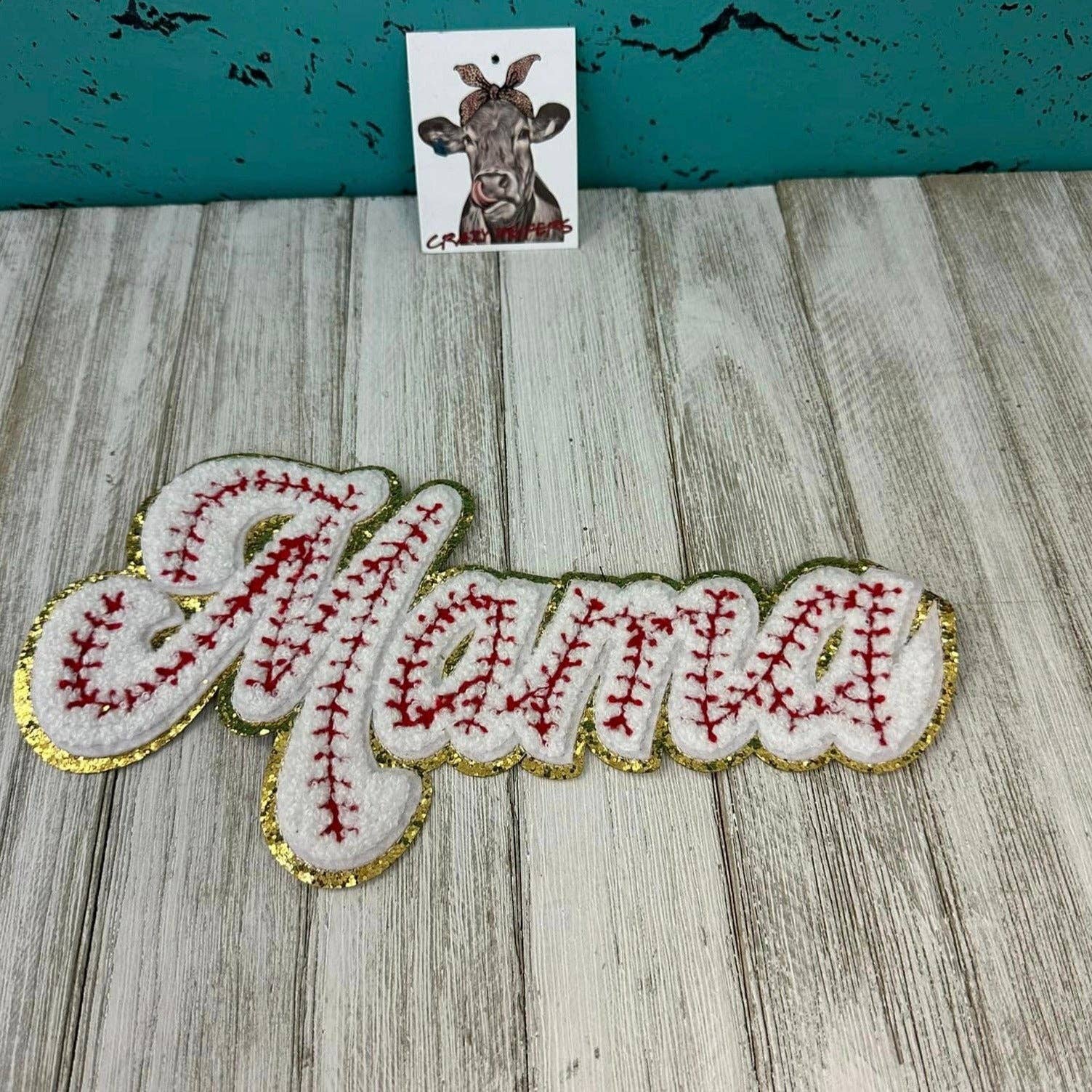 Crazy Heifers Wholesale - Wholesale Patch - Chenille MAMA & WEEKEND Patch-Iron on-NEW COLORS0