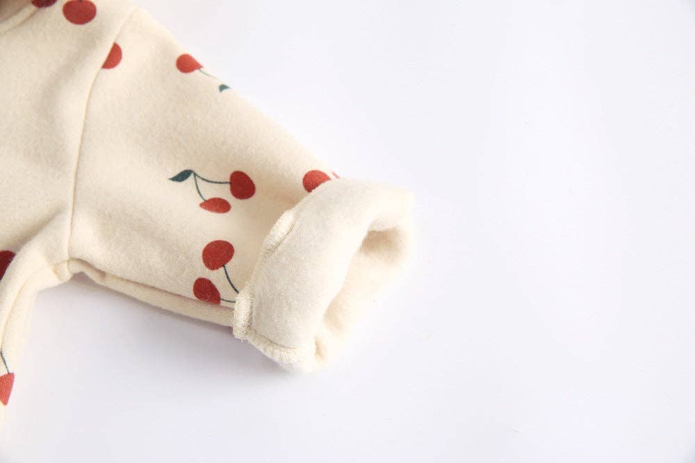 MyKids-USA® - Vendita all'ingrosso Tutina - Neonati - Pagliaccetto monopetto da bambina con stampa di ciliegie8