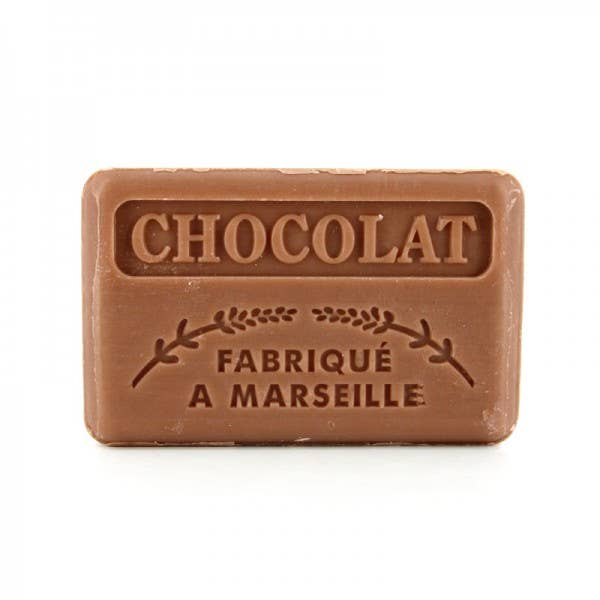 Au Savon de Marseille - Wholesale Bar Soap - Chocolate - French soap with organic shea butter 125g