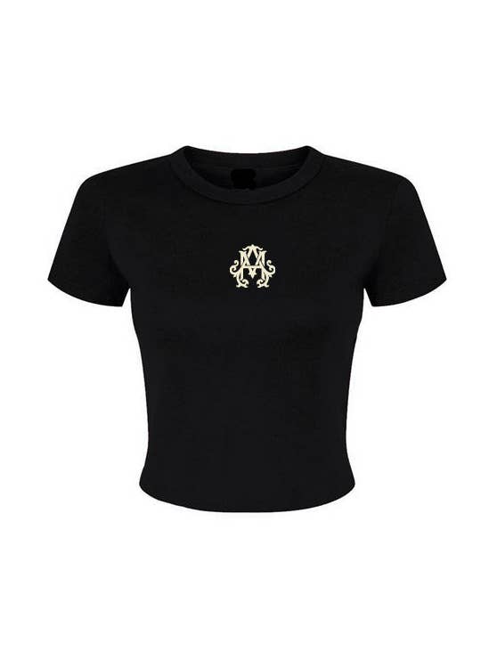 Monogram Baby Tee for wholesale by Maison Mes Anges
