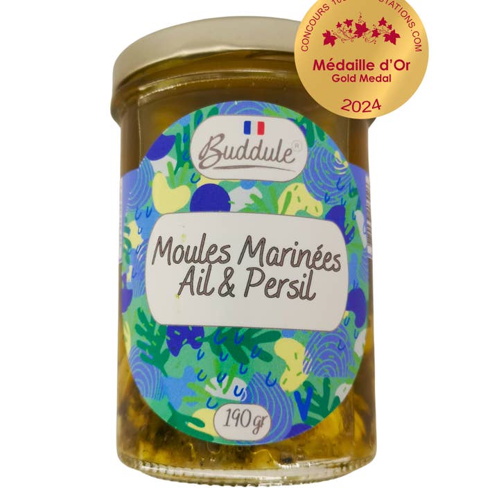 BUDDULE - Wholesale Marinade - Mussels marinated with garlic and parsley0