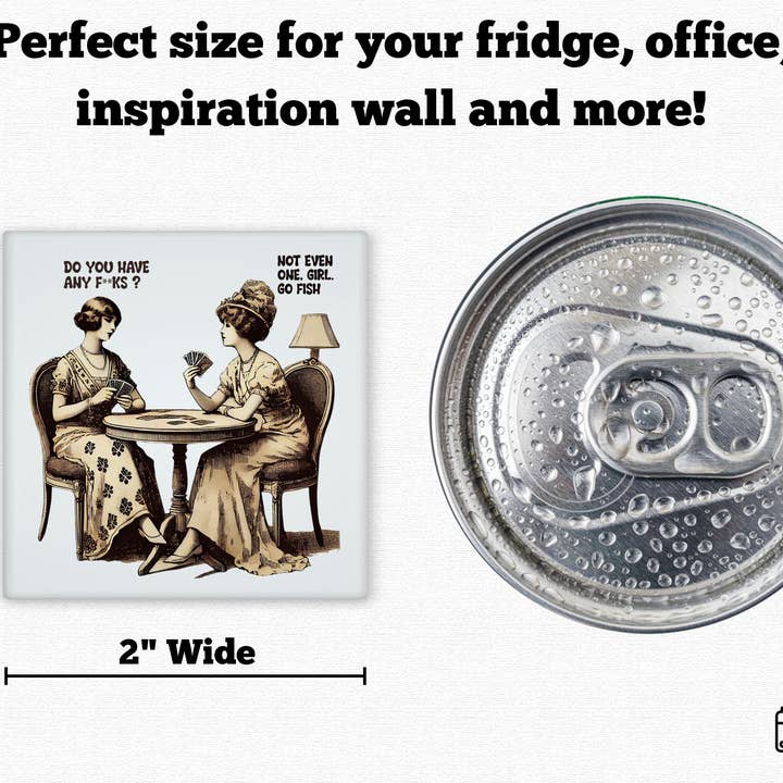 Snap It Stick It - Wholesale Magnet - Do You Have Any F*cks? – Funny Retro Magnet with Sarcastic Card Game Quote1