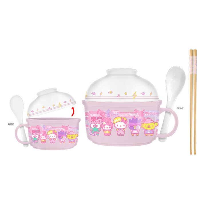 Silver Buffalo - Wholesale Bowl - Hello Kitty 22oz Soup Mug & 13oz Bowl