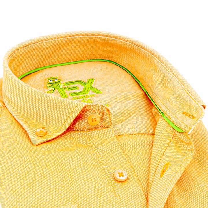 Chemise Boutonnée Oxford FROG - Orange pour la vente par EIGHT X