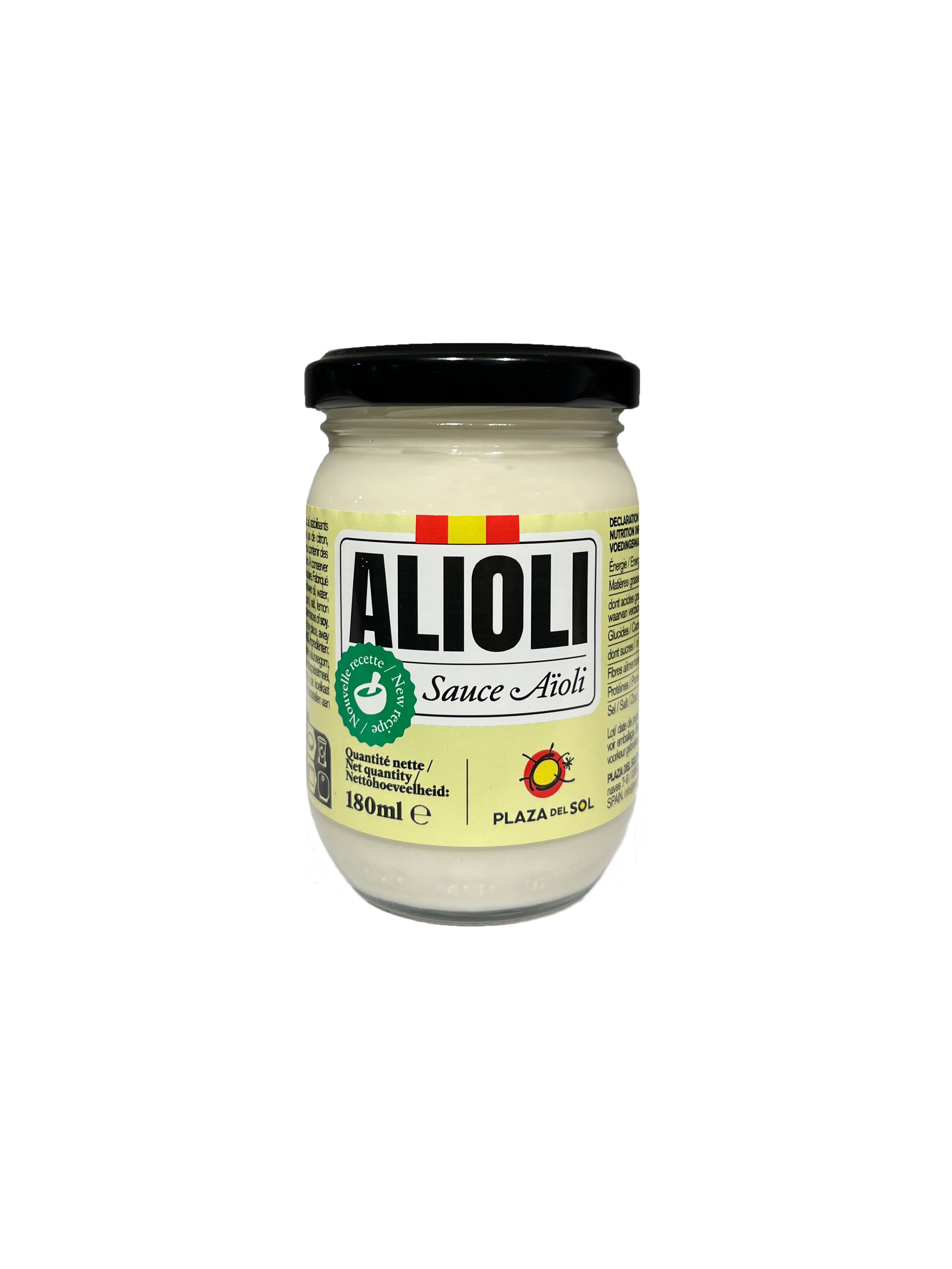 Plaza del sol - Vendita all'ingrosso Salse - Salsa all'aglio (Alioli) 180ml