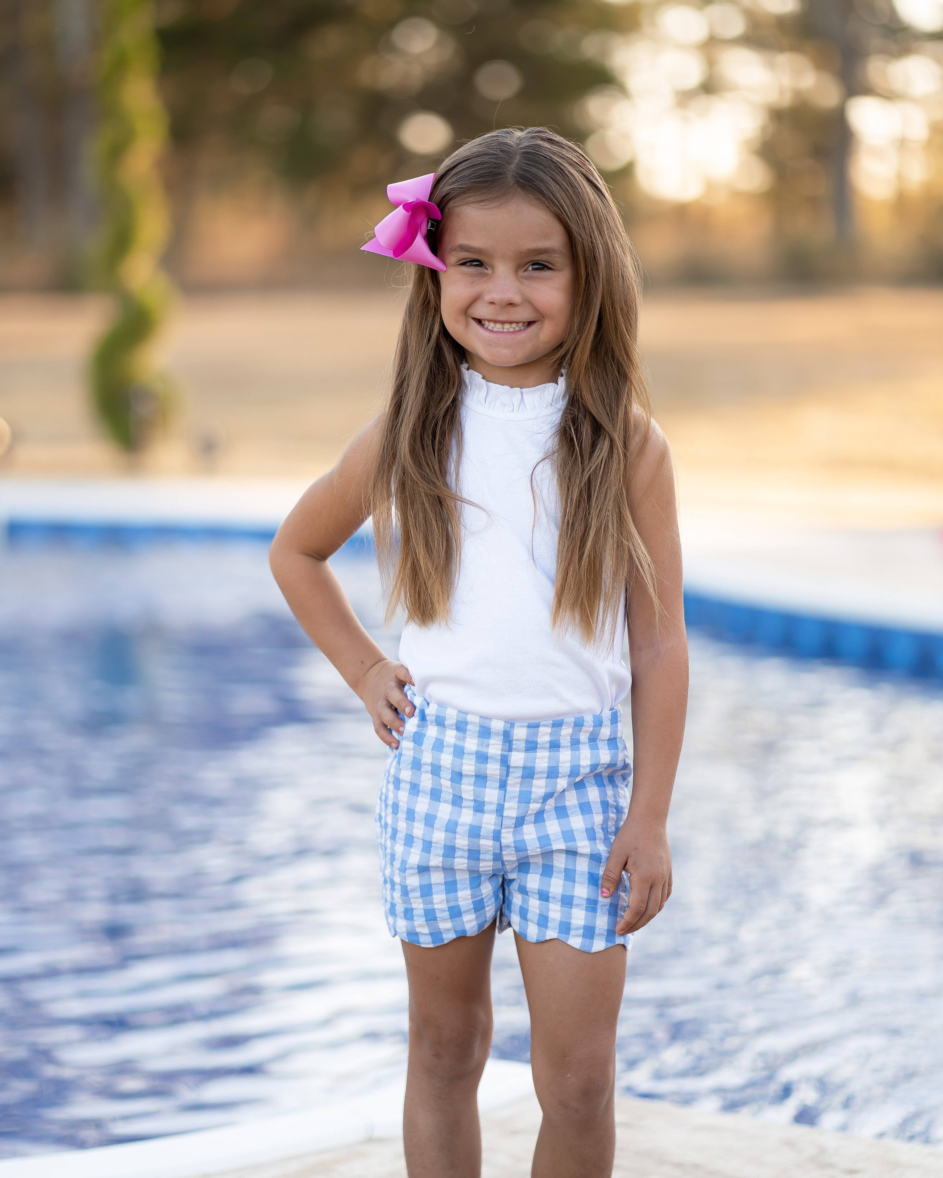 The Yellow Lamb - Vente T-shirt – enfant - Chemise Ada en blanc2