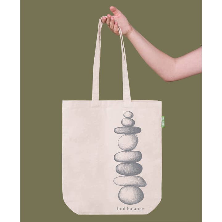 Soul Flower - Wholesale Tote bag – Unisex - Find Balance Tote Bag2