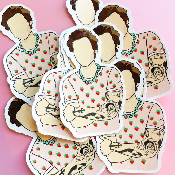 Rock Paper Scissors - Venta al por mayor Pegatina - Pegatina Harry Styles de fresa