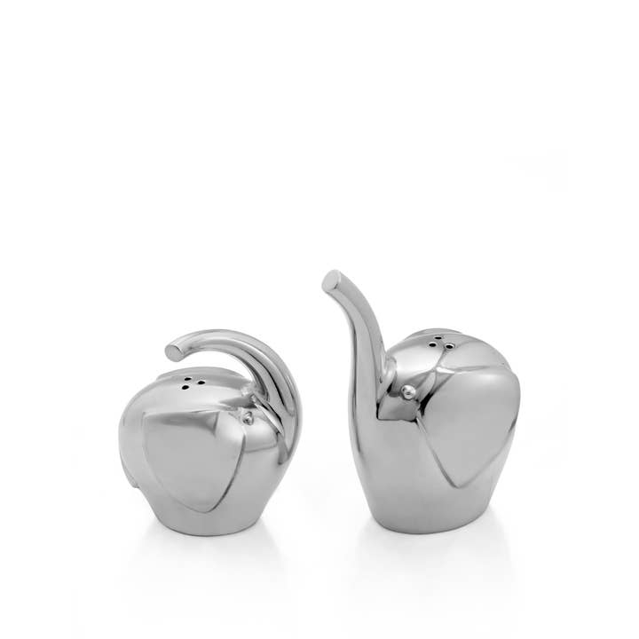 Savanna Elephant Salt & Pepper Shakers for wholesale by Nambe