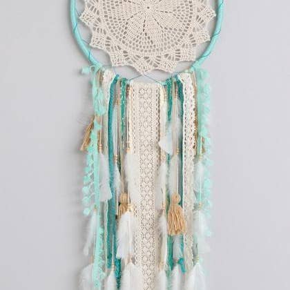 DREAMCATCHER BIG MINT DREAM CATCHER DECOR WALL for wholesale by MANIK