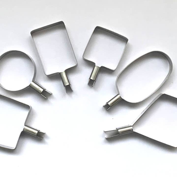 JBK Pottery - Wholesale Kitchen Tool/Gadget - Sucker Molds / Lollipop Molds -10 Pack Bag - Large Squares2