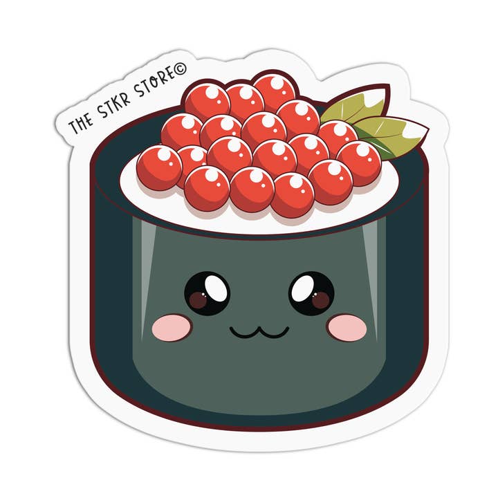 Autocolantes Texturizados de Comida Japonesa por atacado de Girls Printing House