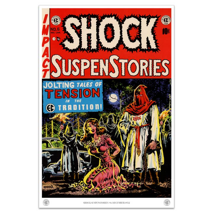EC Comics "Shock SuspenStories #6" Print for wholesale by Retro-a-go-go!