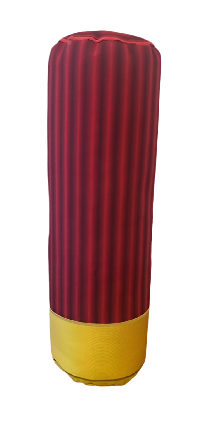 HushTubby - Wholesale Throw/Decorative Pillow - Red Shotgun Shell 12GA Pillow. Great Hunter gift. Tubular red shell with gold yellow end9