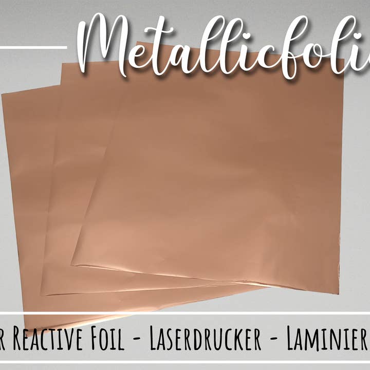 Rose Gold A4 Hot Stamping Foil Hot Foil Toner Reactive and other Purchase Wholesale toner foil. Free Returns & Net 60 Terms on Faire trending on Faire.