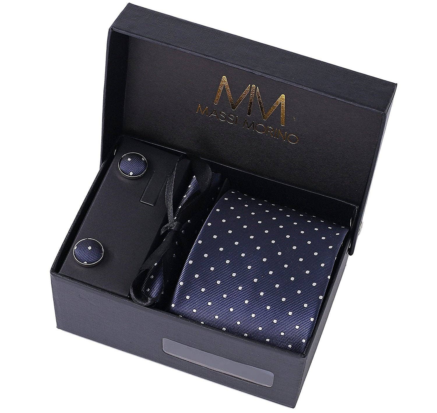 Massi Morino - Wholesale Necktie - Men's - Tie set | Extensive box content12