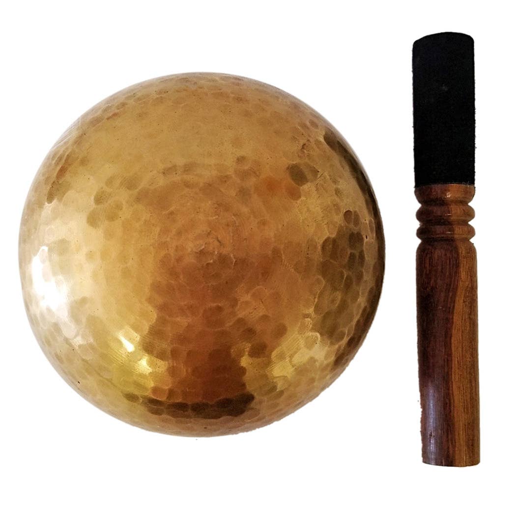 Yak & Yeti - Wholesale Meditation Supplies - Hammered Carved Tibetan Singing Bowl2