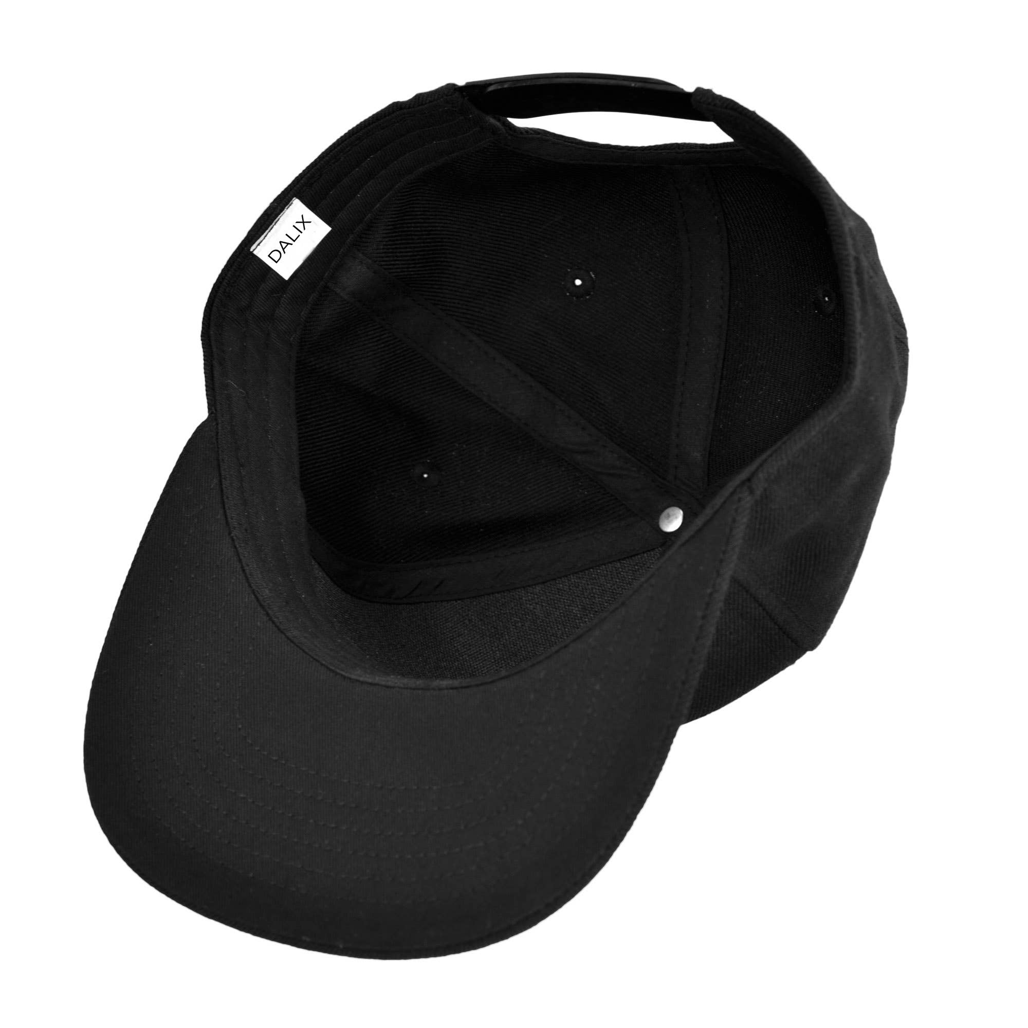 Dalix - Vente Casquette à visière plate – unisexe - DALIX Casquette à 5 panneaux en laine mélangée4