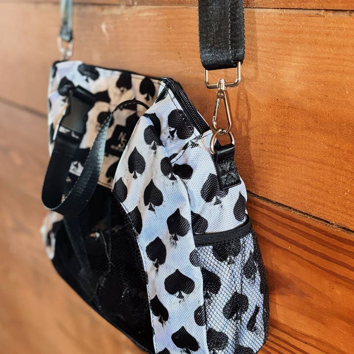Neon Spur LLC - Wholesale Crossbody Bag - Women's - Smokin Spades Equine Tack Sack2