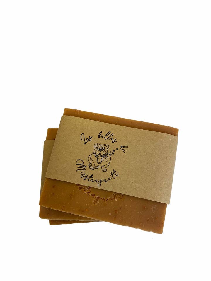 Carrot/Orange Soap for wholesale by Les bulles de Misstinguett