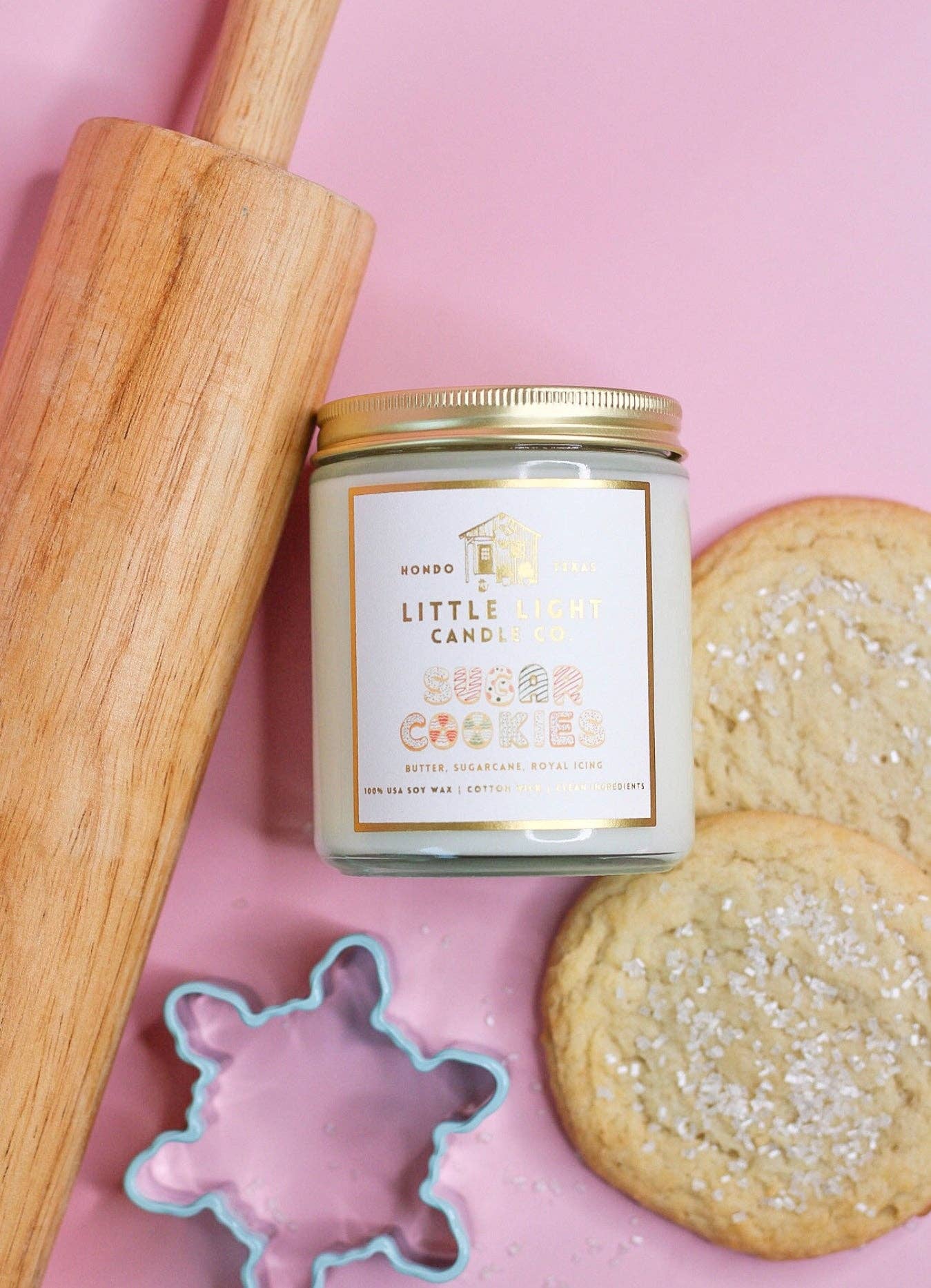 Little Light Candle Co. - Wholesale Pot/gevulde kaars - Pot met suikerkoekjes