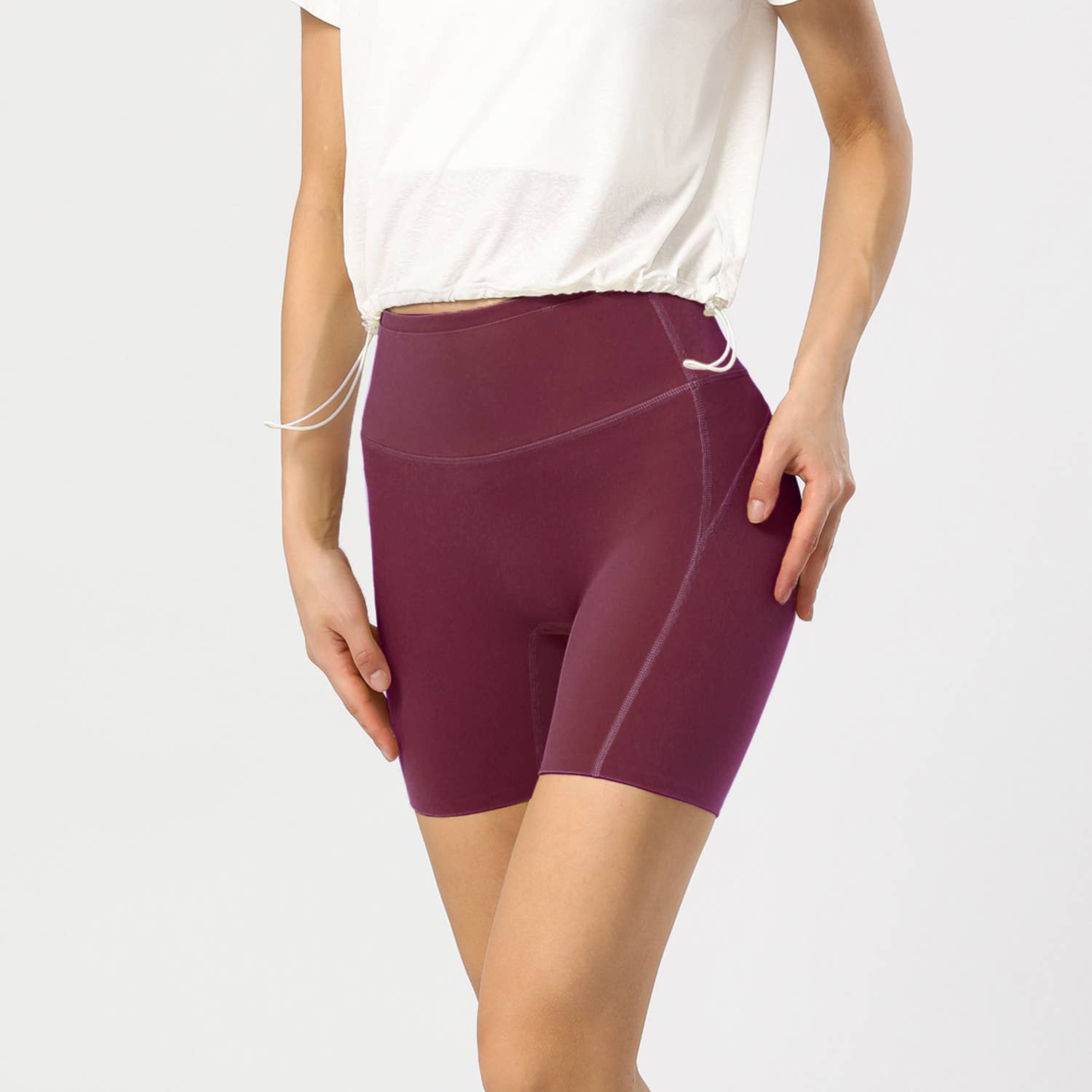 Sodalemon - Wholesale Athletic Shorts - Women's - Built in Underwear Hip Lifting Hidden Pockets Fitness Shorts6