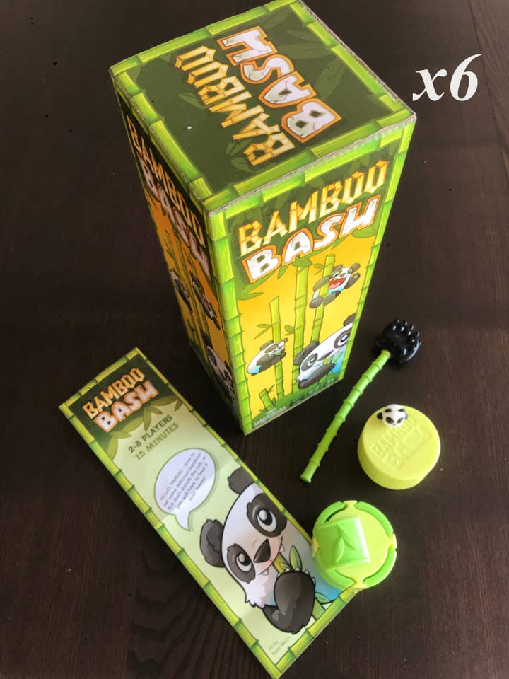 Bamboo Bash 2-8 Player Dexterity Game -CASE LOT for wholesale by Mayday Games
