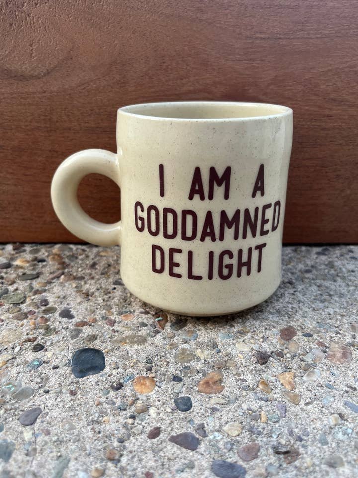 Mid-Century Mug :: I am a Goddamn Delight for wholesale by Stanley Chester & Albert Ceramics