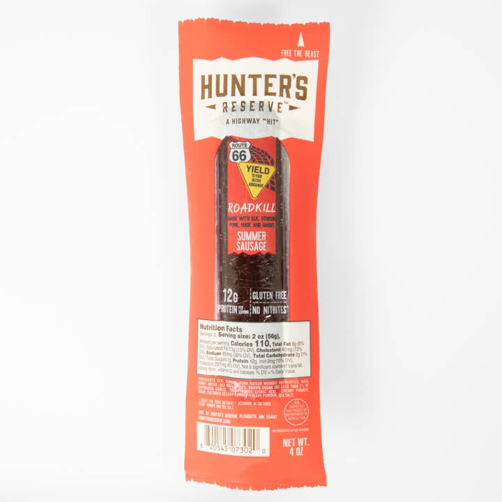Hunter's Reserve - Vente Saucisses - Saucisse d'été RoadKill® 113g