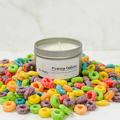 MORNING CARTOONS for wholesale by Bee Happy Candles Co